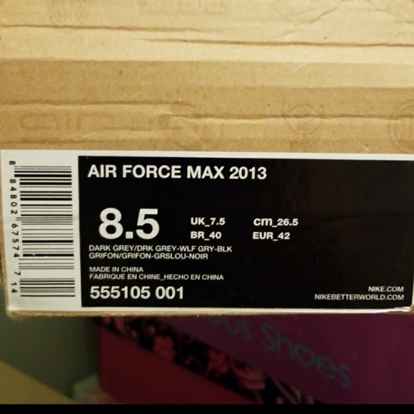 Grey air max nike's - Picture 3 of 4